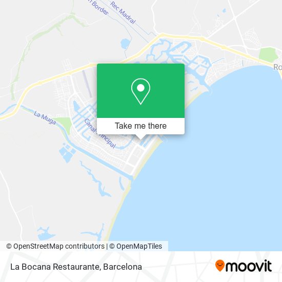 La Bocana Restaurante map