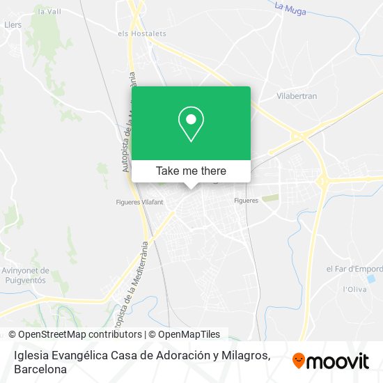 Iglesia Evangélica Casa de Adoración y Milagros map