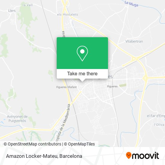 Amazon Locker-Mateu map