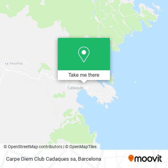 Carpe Diem Club Cadaques sa map
