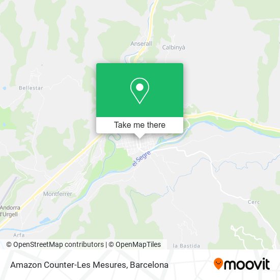 Amazon Counter-Les Mesures map
