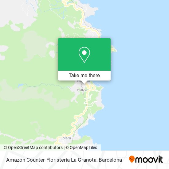 Amazon Counter-Floristería La Granota map