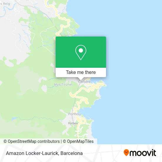 Amazon Locker-Laurick map
