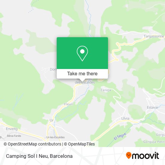 Camping Sol I Neu map