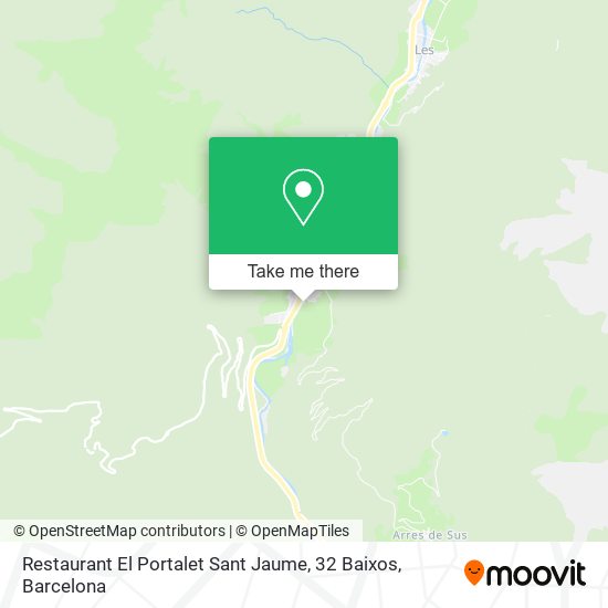 Restaurant El Portalet Sant Jaume, 32 Baixos map