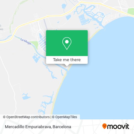 Mercadillo Empuriabrava map