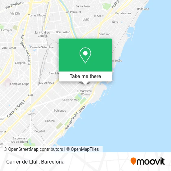 Carrer de Llull map