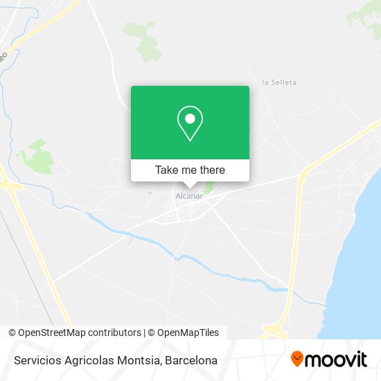 Servicios Agricolas Montsia map