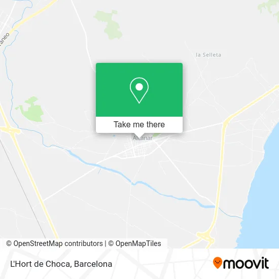 L'Hort de Choca map
