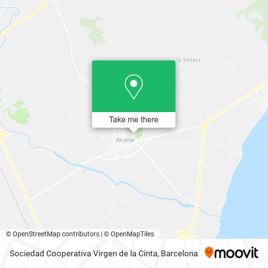 Sociedad Cooperativa Virgen de la Cinta map