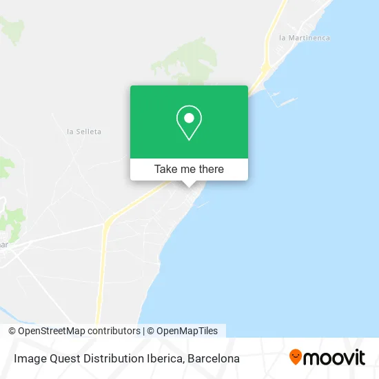 Image Quest Distribution Iberica map