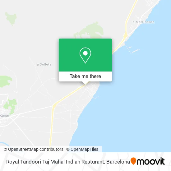 Royal Tandoori Taj Mahal Indian Resturant map