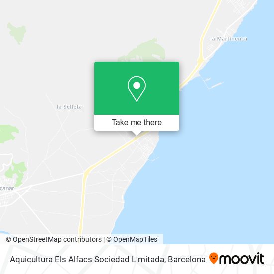 Aquicultura Els Alfacs Sociedad Limitada map