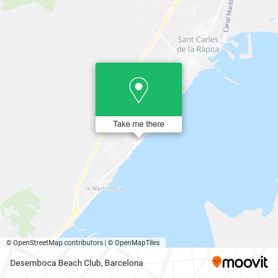 Desemboca Beach Club map