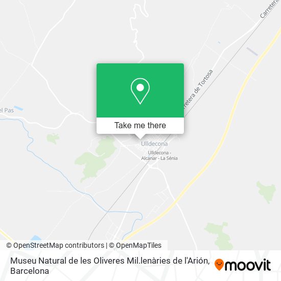 Museu Natural de les Oliveres Mil.lenàries de l'Arión map