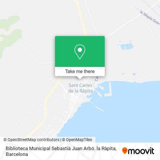 Biblioteca Municipal Sebastià Juan Arbó. la Ràpita map