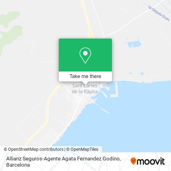 Allianz Seguros-Agente Agata Fernandez Godino map