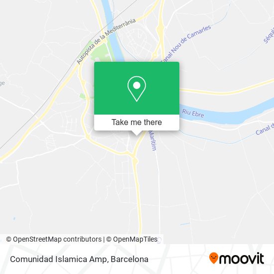 Comunidad Islamica Amp map