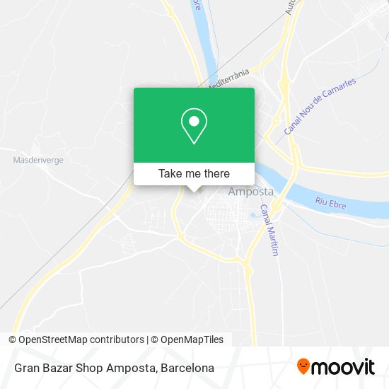 Gran Bazar Shop Amposta map