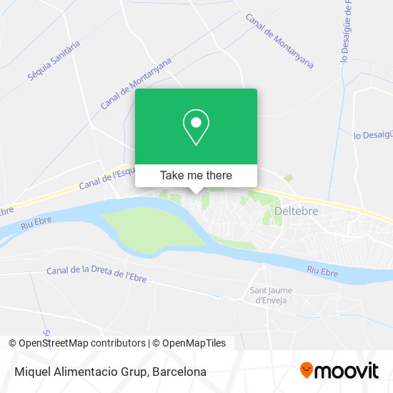 Miquel Alimentacio Grup map
