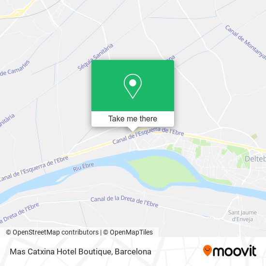 Mas Catxina Hotel Boutique map