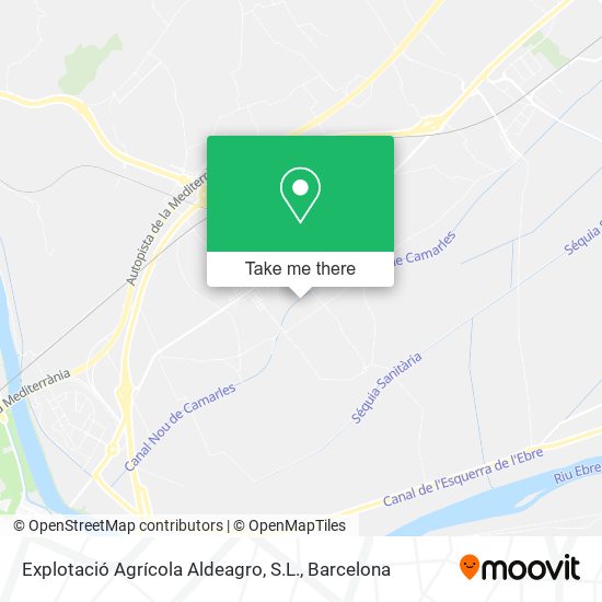 Explotació Agrícola Aldeagro, S.L. map