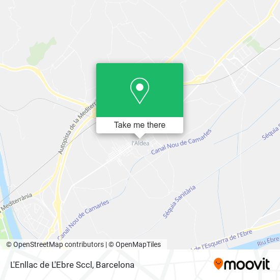 L'Enllac de L'Ebre Sccl map