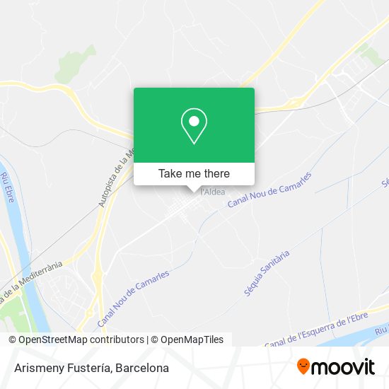 Arismeny Fustería map