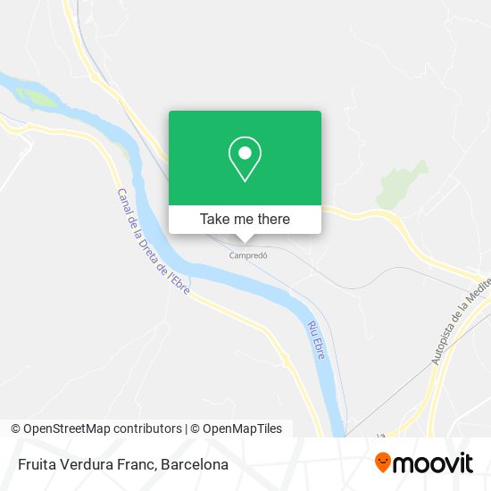 Fruita Verdura Franc map