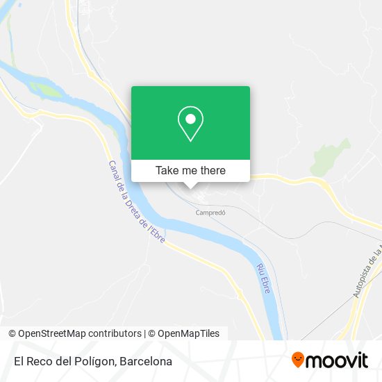 El Reco del Polígon map