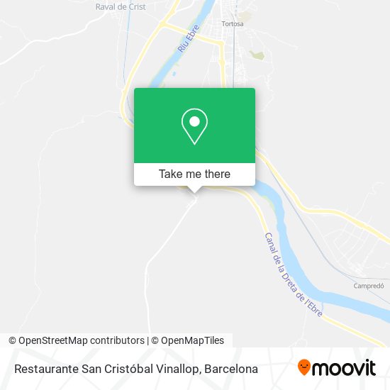 Restaurante San Cristóbal Vinallop map