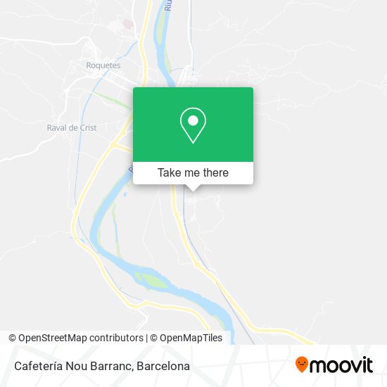 Cafetería Nou Barranc map