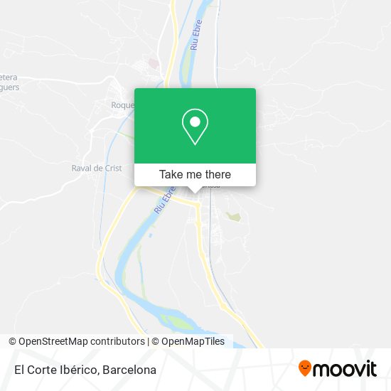 El Corte Ibérico map