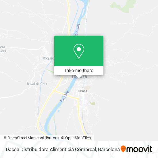 Dacsa Distribuidora Alimenticia Comarcal map