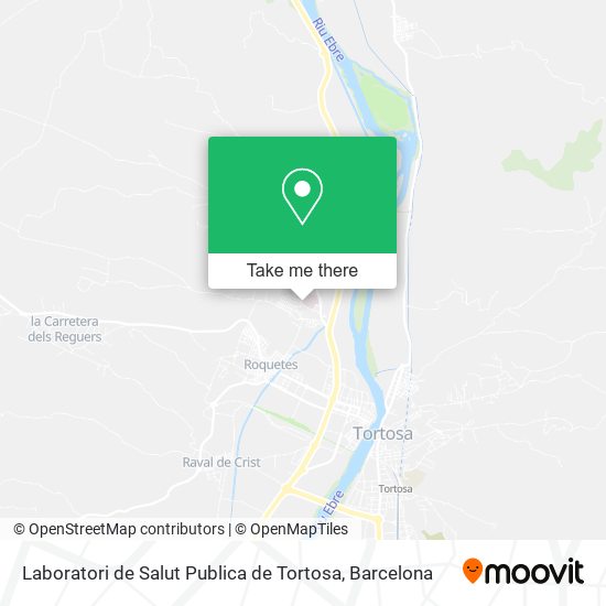 Laboratori de Salut Publica de Tortosa map