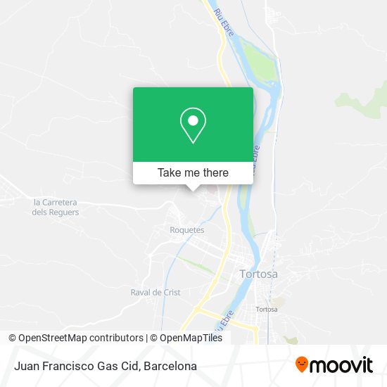 Juan Francisco Gas Cid map