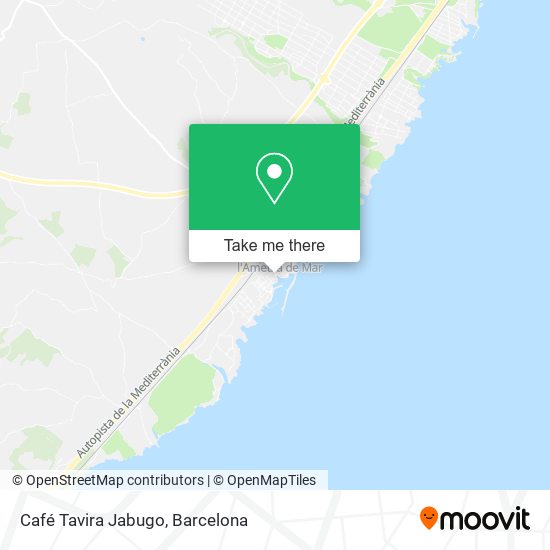 Café Tavira Jabugo map