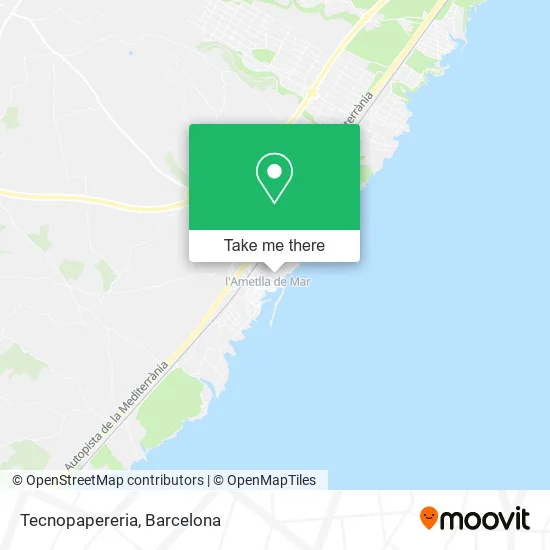 Tecnopapereria map