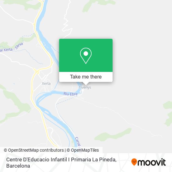 Centre D'Educacio Infantil I Primaria La Pineda map