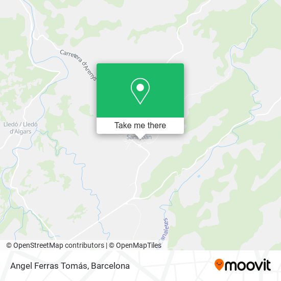 Angel Ferras Tomás map