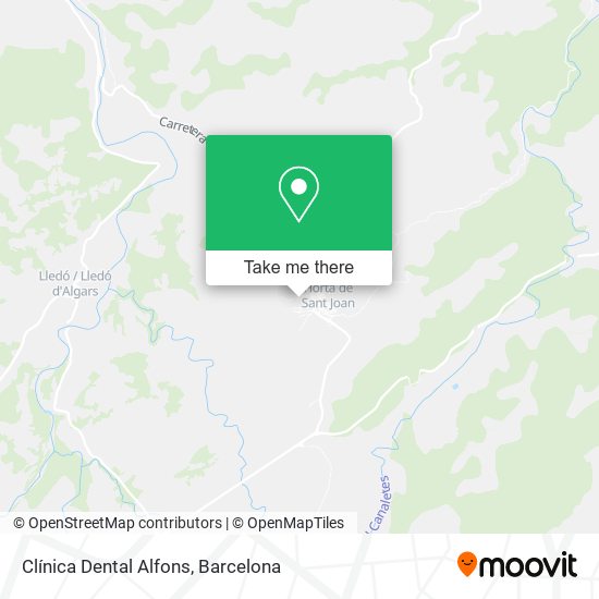 Clínica Dental Alfons map
