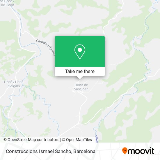 Construccions Ismael Sancho map