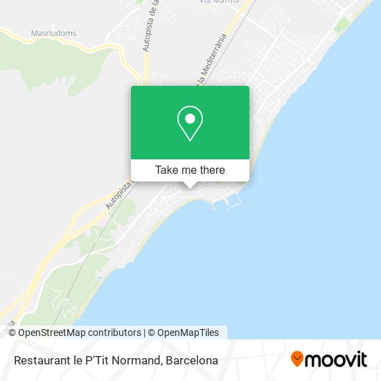 Restaurant le P'Tit Normand map