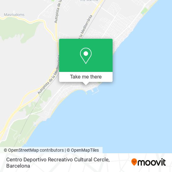 Centro Deportivo Recreativo Cultural Cercle map