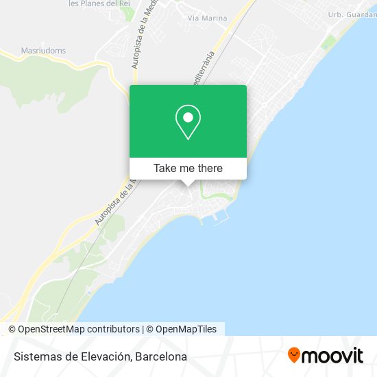 Sistemas de Elevación map