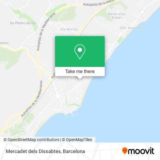 Mercadet dels Dissabtes map
