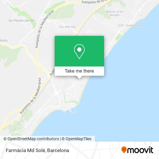 mapa Farmàcia Md Solé