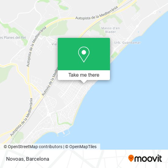 Novoas map