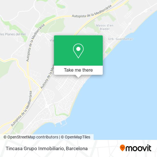 Tincasa Grupo Inmobiliario map