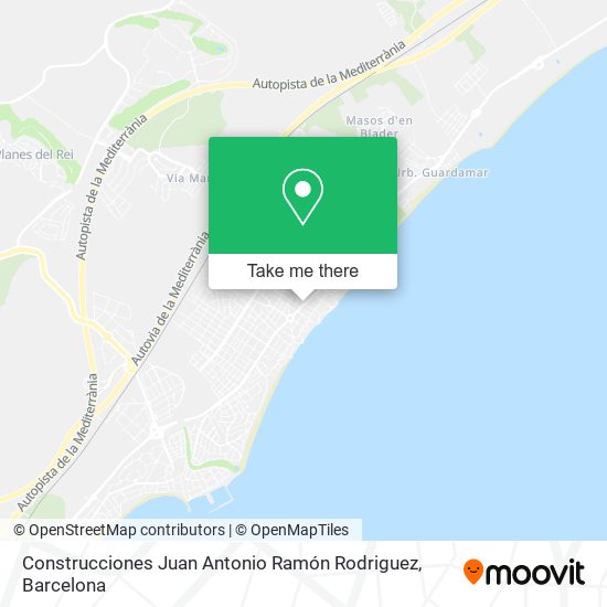 Construcciones Juan Antonio Ramón Rodriguez map